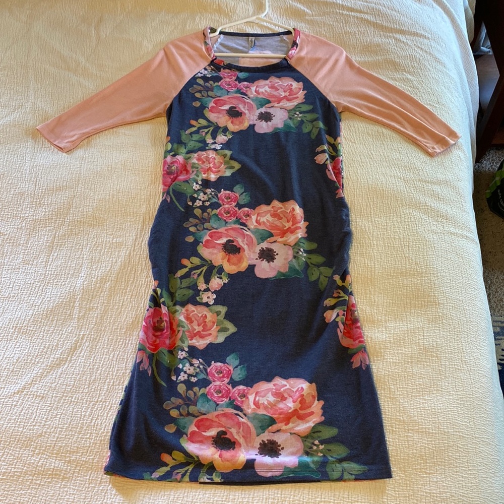 HARPER & BAY Raglan floral nursing dress